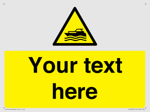 Custom Warning motorised watercraft